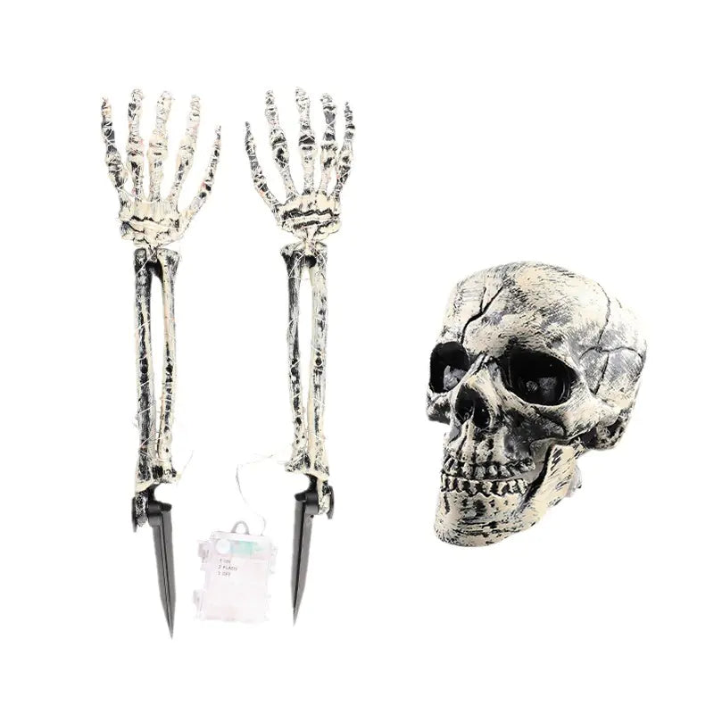 Halloween Skelett Set – 3 delar för maxad skräckstämning!